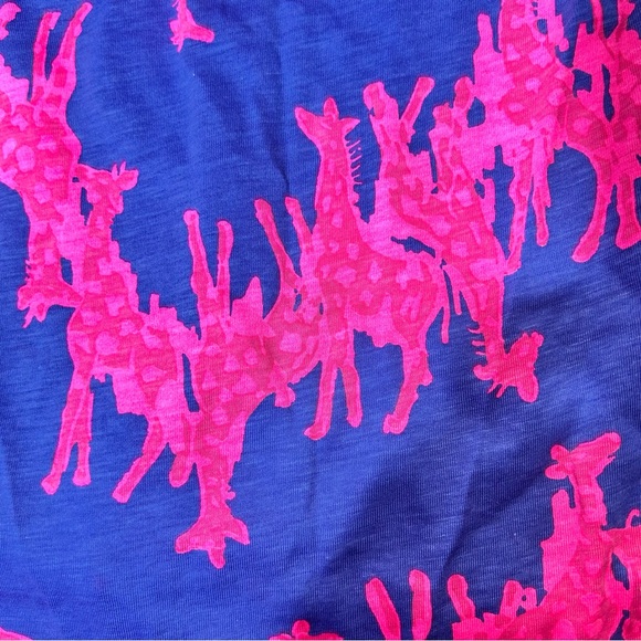 Lilly Pulitzer dress Windsor Strapless Giraffic Park Print dress women Size L - Picture 7 of 9